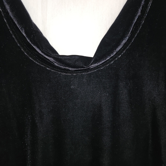 Sedge Black Velvet Sleeveless Dress. Size M  WhimsyGoth  Witchy Goth Holiday NWT - Picture 6 of 10